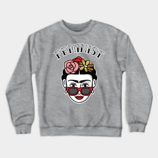 Cute Feminist Frida Kahlo Crewneck Sweatshirt